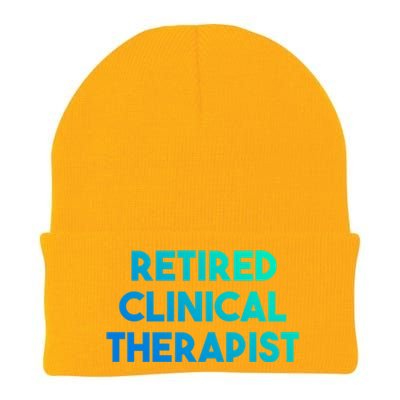 Retired Clinical Therapist Meaningful Gift Knit Cap Winter Beanie