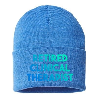 Retired Clinical Therapist Meaningful Gift Sustainable Knit Beanie