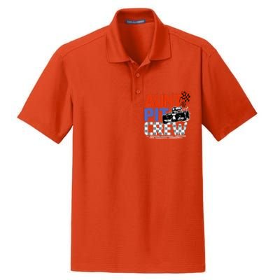 Race Car Themed Birthday Party Gift Aunt Pit Crew Costume Dry Zone Grid Polo