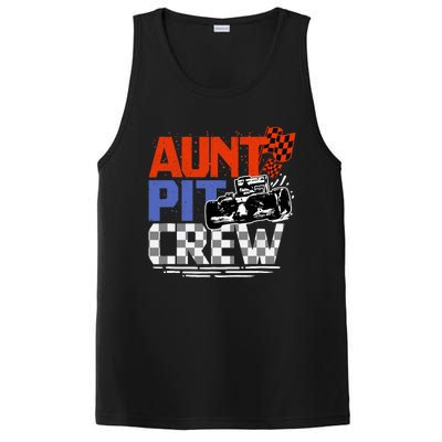 Race Car Themed Birthday Party Gift Aunt Pit Crew Costume PosiCharge Competitor Tank