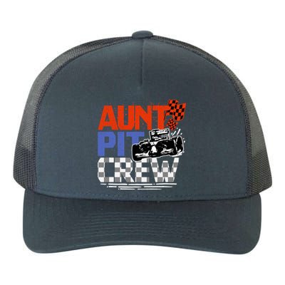 Race Car Themed Birthday Party Gift Aunt Pit Crew Costume Yupoong Adult 5-Panel Trucker Hat