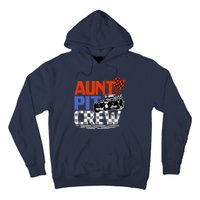 Race Car Themed Birthday Party Gift Aunt Pit Crew Costume Hoodie