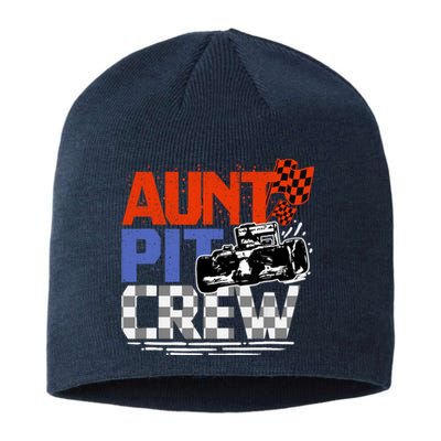 Race Car Themed Birthday Party Gift Aunt Pit Crew Costume Sustainable Beanie