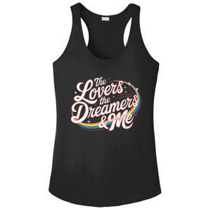 Rainbow Connection The Lovers The Dreamers Ladies PosiCharge Competitor Racerback Tank