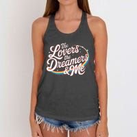 Rainbow Connection The Lovers The Dreamers Women's Knotted Racerback Tank