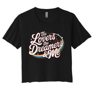 Rainbow Connection The Lovers The Dreamers Women's Crop Top Tee