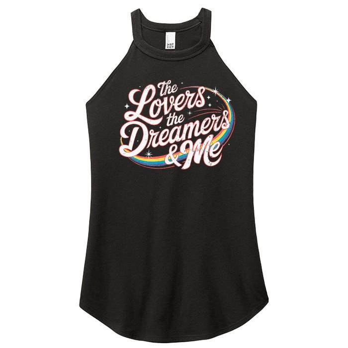 Rainbow Connection The Lovers The Dreamers Women's Perfect Tri Rocker Tank