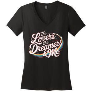 Rainbow Connection The Lovers The Dreamers Women's V-Neck T-Shirt