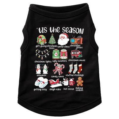 Retro Christmas Tis The Season Doggie Tank