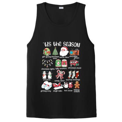 Retro Christmas Tis The Season PosiCharge Competitor Tank