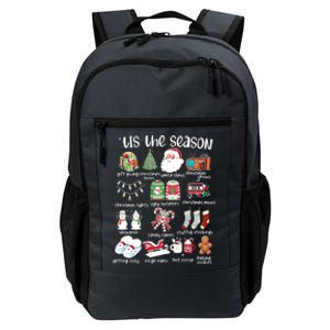 Retro Christmas Tis The Season Daily Commute Backpack