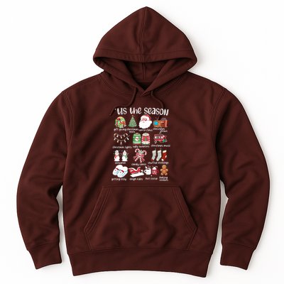 Retro Christmas Tis The Season Hoodie