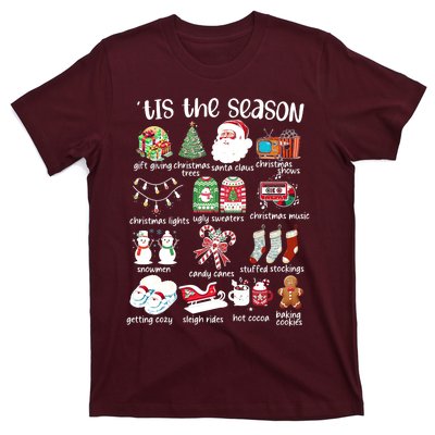 Retro Christmas Tis The Season T-Shirt