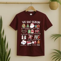 Retro Christmas Tis The Season T-Shirt