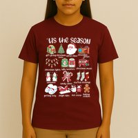 Retro Christmas Tis The Season T-Shirt