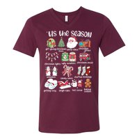 Retro Christmas Tis The Season V-Neck T-Shirt