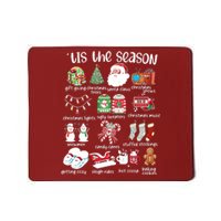 Retro Christmas Tis The Season Mousepad