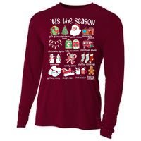 Retro Christmas Tis The Season Cooling Performance Long Sleeve Crew