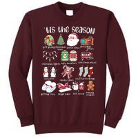 Retro Christmas Tis The Season Tall Sweatshirt