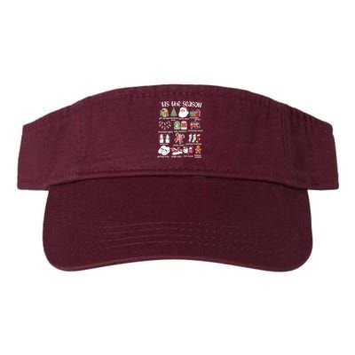 Retro Christmas Tis The Season Visor
