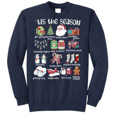 Retro Christmas Tis The Season Sweatshirt