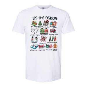 Retro Christmas Tis The Season Softstyle CVC T-Shirt