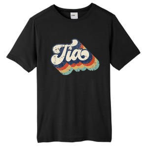 Retro Cute Tia for Auntie Best Tia Ever Aunt Tall Fusion ChromaSoft Performance T-Shirt