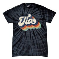 Retro Cute Tia for Auntie Best Tia Ever Aunt Tie-Dye T-Shirt