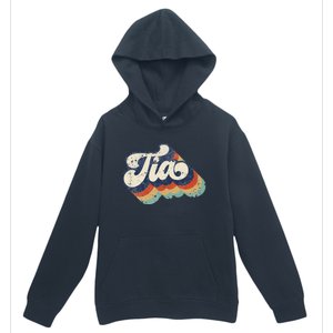 Retro Cute Tia for Auntie Best Tia Ever Aunt Urban Pullover Hoodie