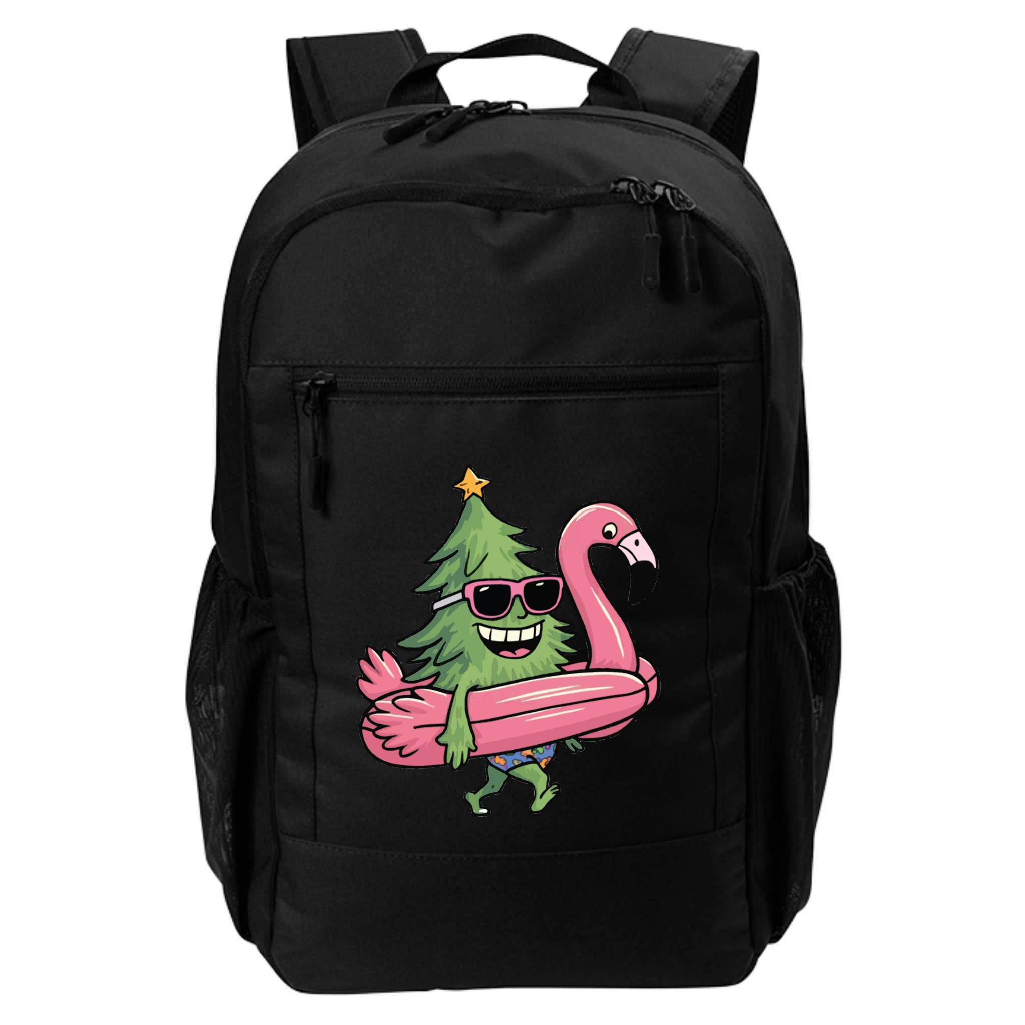 Retro Christmas Tree Beach Vacation Christmas In July Backpack