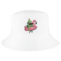 Retro Christmas Tree Beach Vacation Christmas In July Cool Comfort Performance Bucket Hat