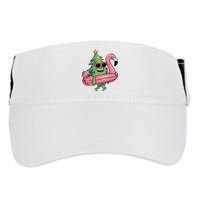 Retro Christmas Tree Beach Vacation Christmas In July Adult Drive Performance Visor