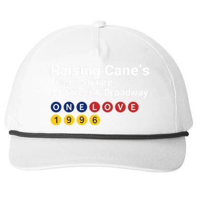 Raising CaneS Times Square Snapback Five-Panel Rope Hat