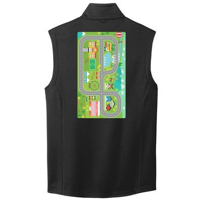 Race Car Track Funny Parent Trap Collective Smooth Fleece Vest