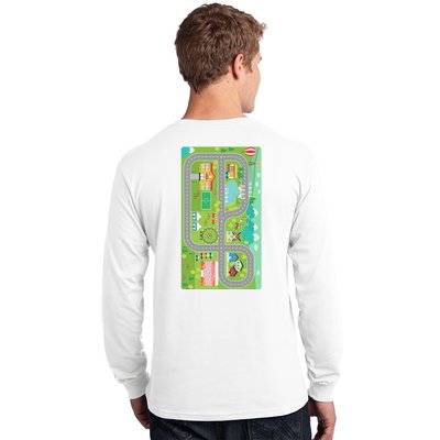 Race Car Track Funny Parent Trap Long Sleeve Shirt