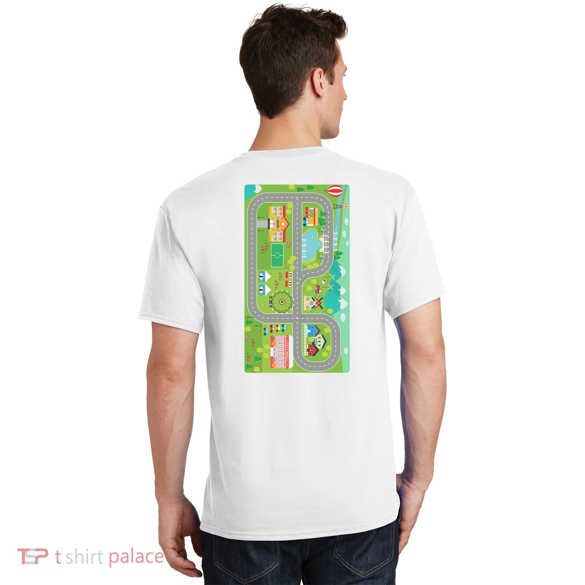 Race Car Track Funny Parent Trap T-Shirt