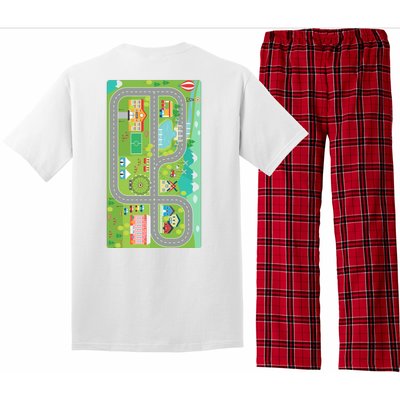 Race Car Track Funny Parent Trap Pajama Set