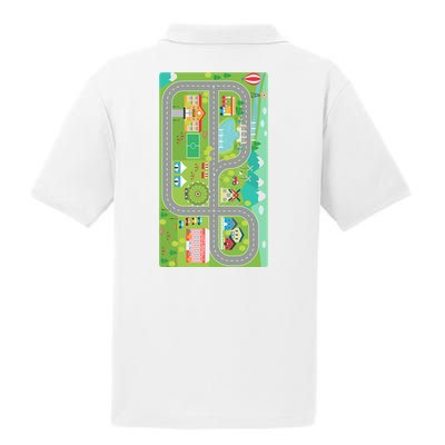 Race Car Track Funny Parent Trap PosiCharge RacerMesh Polo