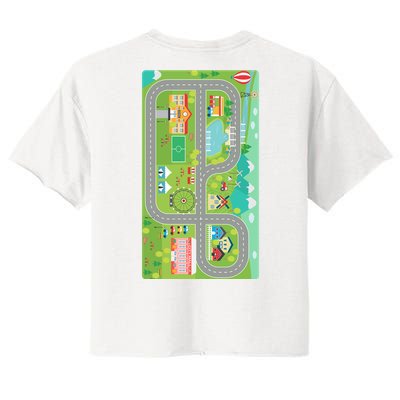 Race Car Track Funny Parent Trap Crop Top