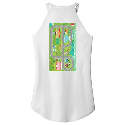 Race Car Track Funny Parent Trap Women's Perfect Tri Rocker Tank