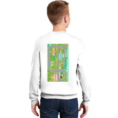 Race Car Track Funny Parent Trap Kids Sweatshirt