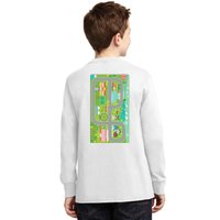 Race Car Track Funny Parent Trap Kids Long Sleeve Shirt