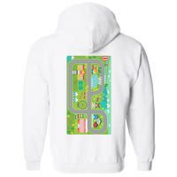 Race Car Track Funny Parent Trap Full Zip Hoodie