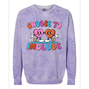 Retro Choose To Include Colorblast Crewneck Sweatshirt