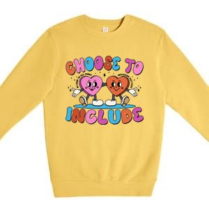 Retro Choose To Include Premium Crewneck Sweatshirt