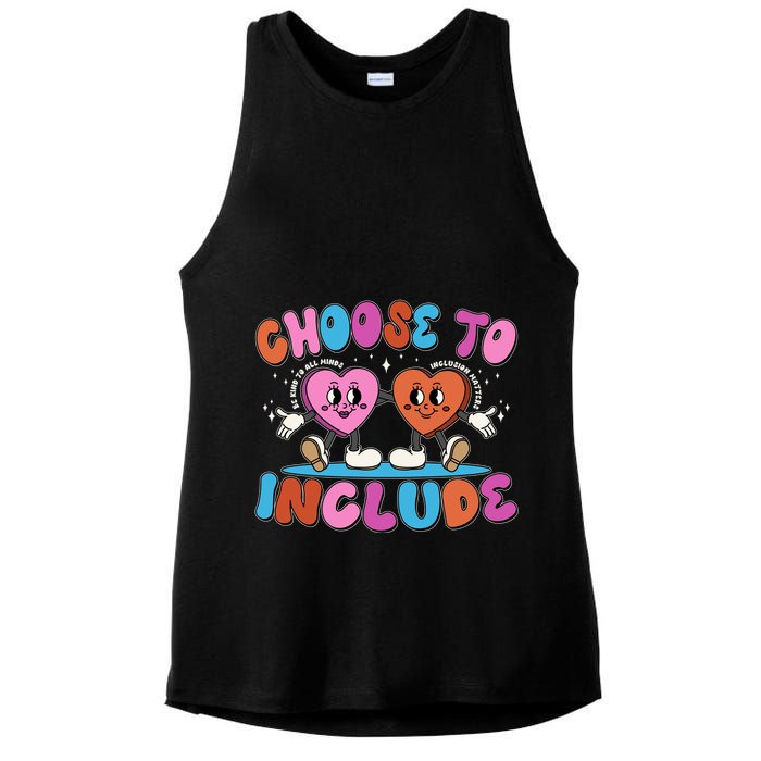 Retro Choose To Include Ladies PosiCharge Tri-Blend Wicking Tank