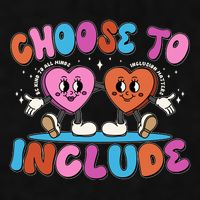 Retro Choose To Include Ladies PosiCharge Tri-Blend Wicking Tank