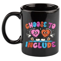 Retro Choose To Include 11oz C Handle Ceramic Mug