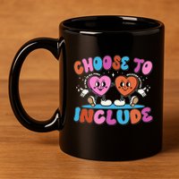 Retro Choose To Include 11oz C Handle Ceramic Mug
