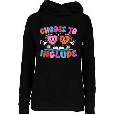Retro Choose To Include Womens Funnel Neck Pullover Hood